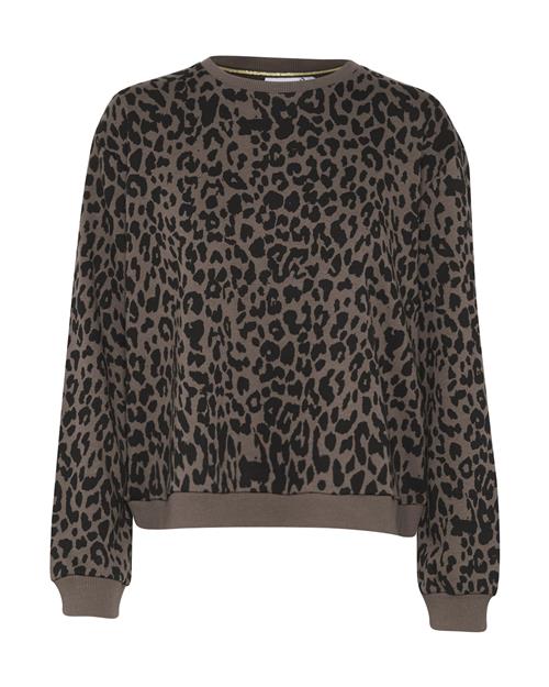 SAINT TROPEZ Sweatshirt  brun / sort