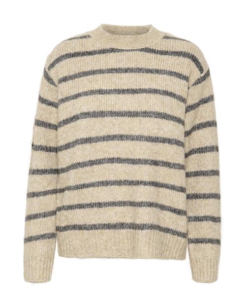 Kaffe Pullover 'Trina'  beige-meleret / sort