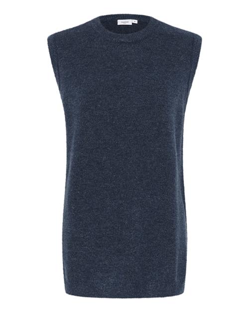 Se SAINT TROPEZ Strikvest 'Zanett'  navy ved About You