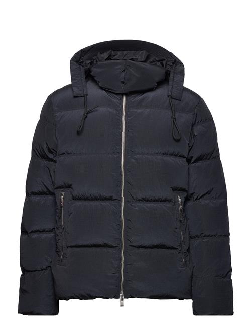 Wood Wood Ventus Tech Stripe Down Jacket Wood Wood Black