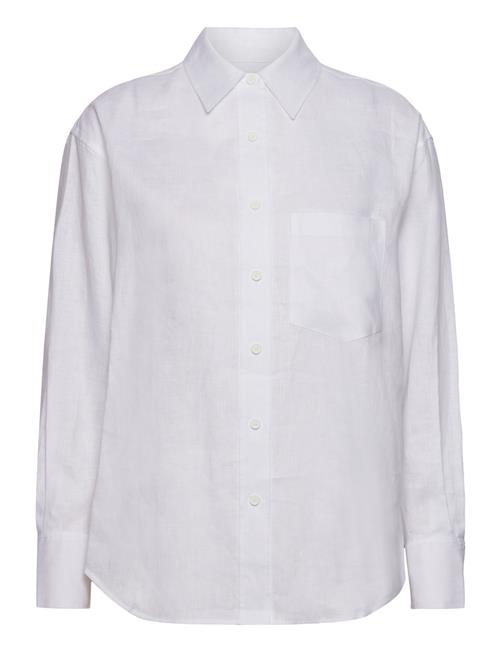 Calvin Klein Linen Relaxed Shirt Calvin Klein White