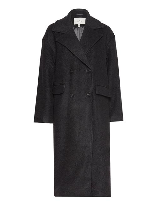 YAS Yasmila Ls Wool Mix Coat S. Noos YAS Black