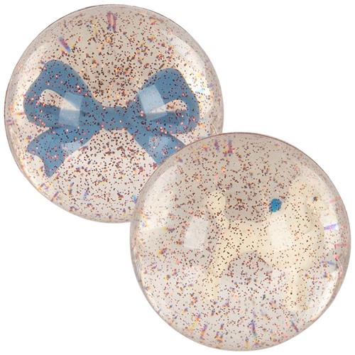 Konges Sløjd Glitter Bouncing Ball Sets Poodle/Bow | Blå | 01