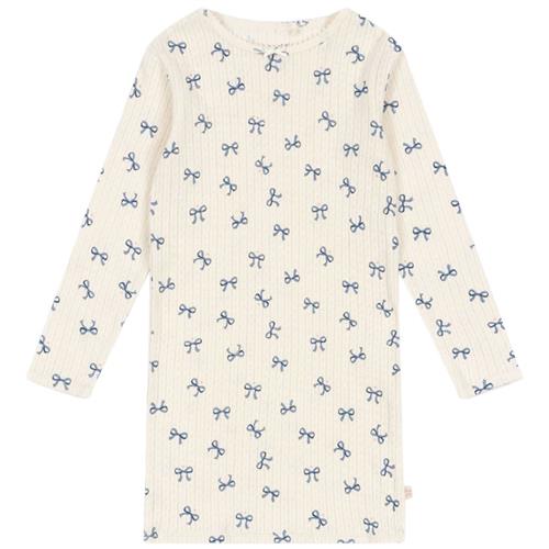 Konges Sløjd Minnie Dress Gots - Bow Bleu | Hvid | 2 years