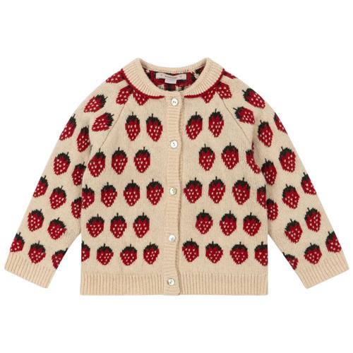 Konges Sløjd Belou Knit Cardigan Strawberry | Rød | 7-8 years