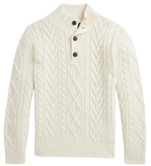 Polo Ralph Lauren Bluse - Uld - Cream