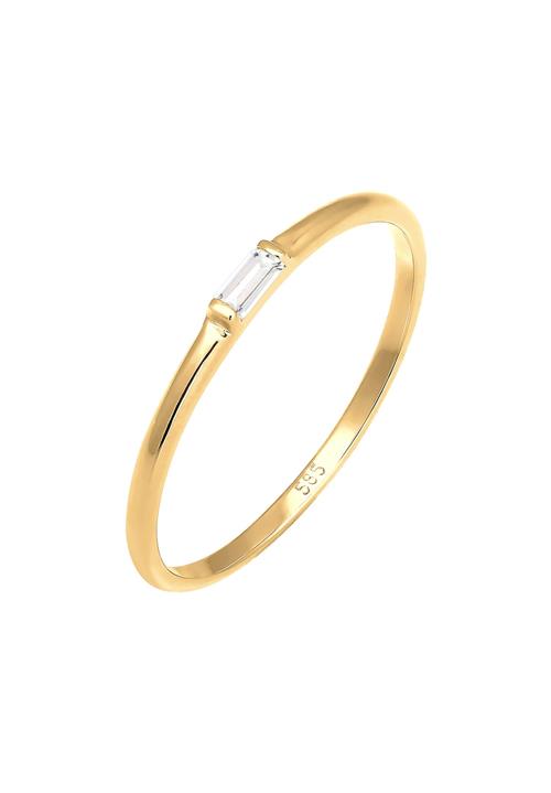 ELLI PREMIUM Ring  gylden gul / transparent