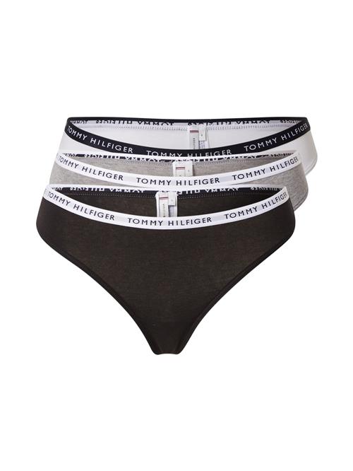 Se Tommy Hilfiger Underwear String  grå-meleret / sort / hvid ved About You