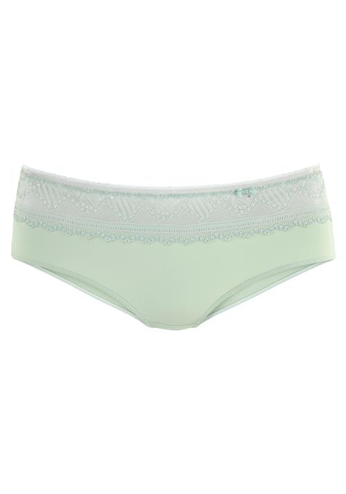 LASCANA Panty  pastelgrøn / hvid