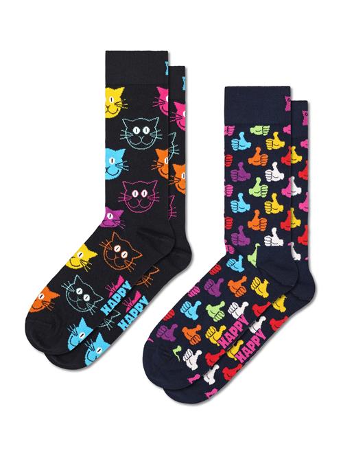 Happy Socks Sokker '2-Pack Cat Socks'  blandingsfarvet