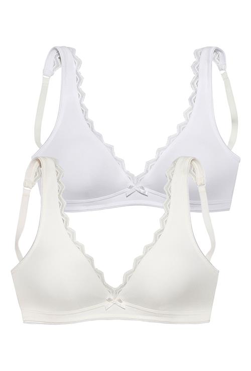 PETITE FLEUR BH  beige / hvid