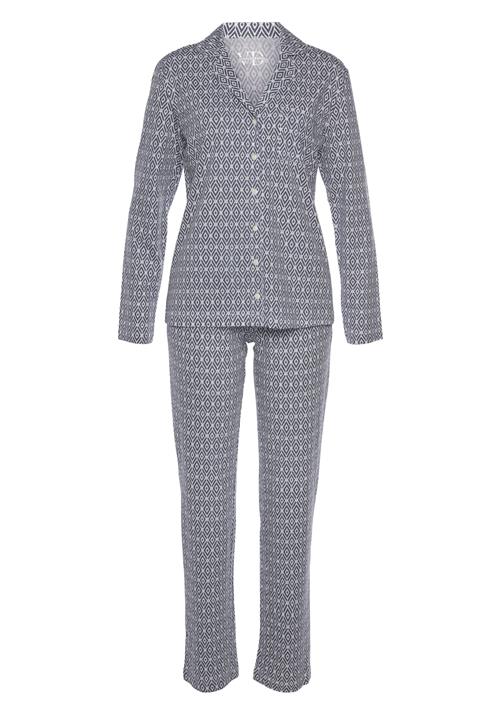 VIVANCE Pyjamas  marin / lyseblå