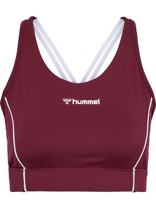 Hummel Sports-BH  bær / hvid