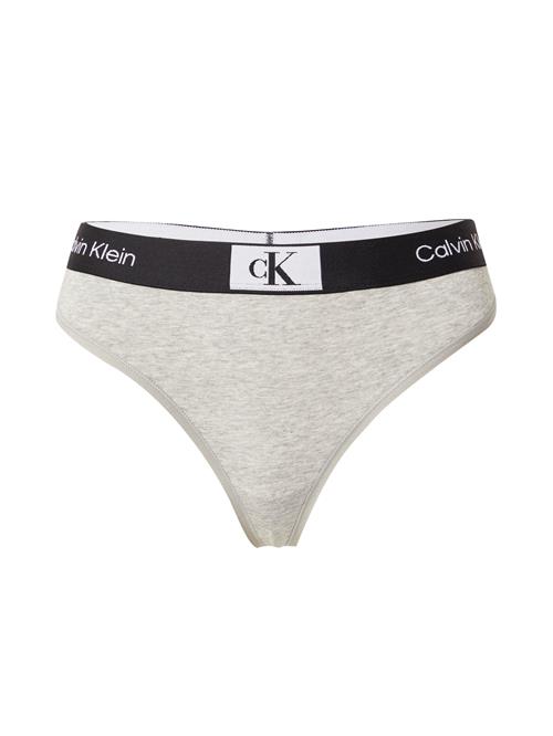 Se Calvin Klein Underwear String  lysegrå / sort / hvid ved About You