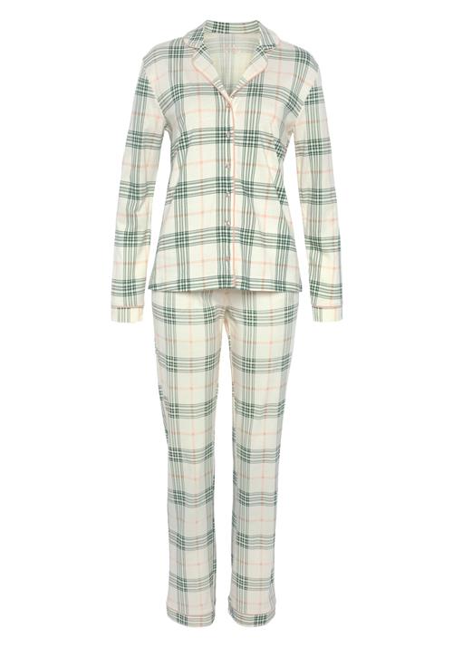 VIVANCE Pyjamas 'Dreams'  beige / orange / sort