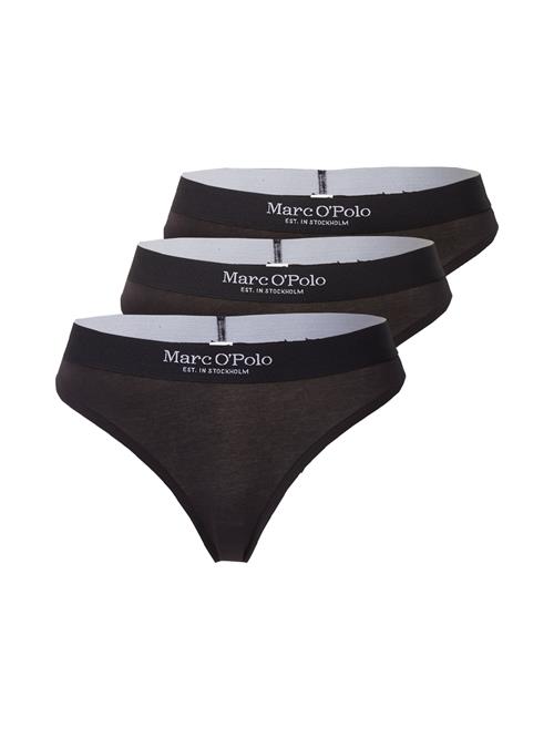 Marc O'Polo String 'Essentials'  sort / hvid