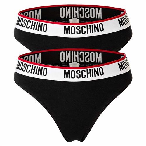 MOSCHINO Slip  blandingsfarvet / sort