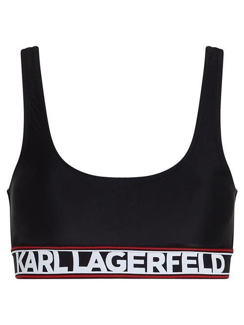 Karl Lagerfeld Bikinioverdel  rød / sort / hvid