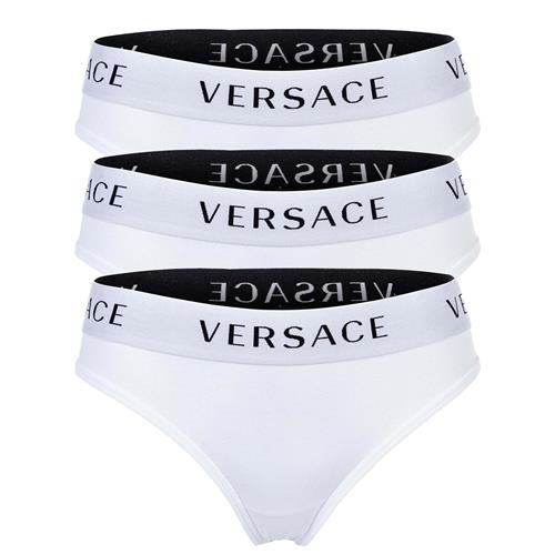 Se VERSACE Slip  navy / hvid ved About You