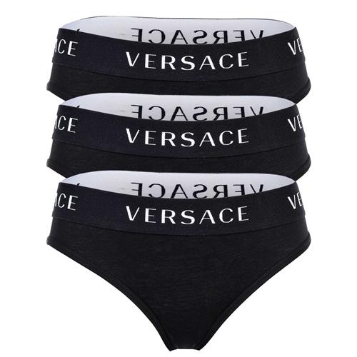 Se VERSACE Slip  sort / hvid ved About You