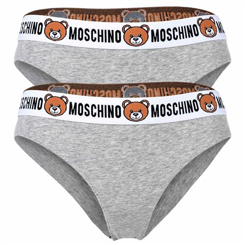 MOSCHINO Slip  grå / orange / sort / hvid