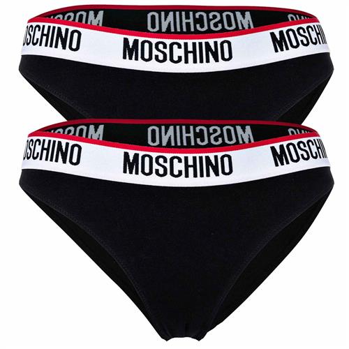 MOSCHINO Slip  rød / sort / hvid