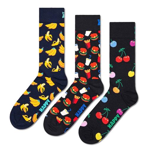 Happy Socks Sokker 'Classic Banana'  navy / gul / grøn / rød