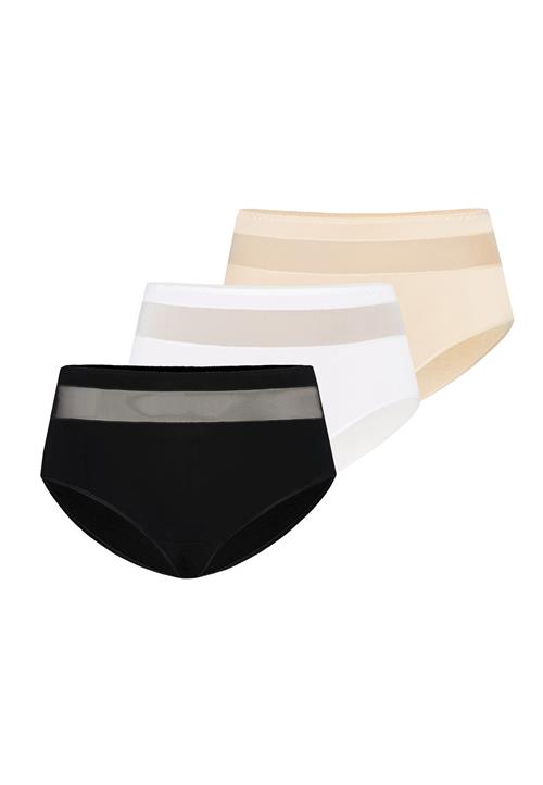 TEYLI Panty 'Vera'  beige / sort / hvid