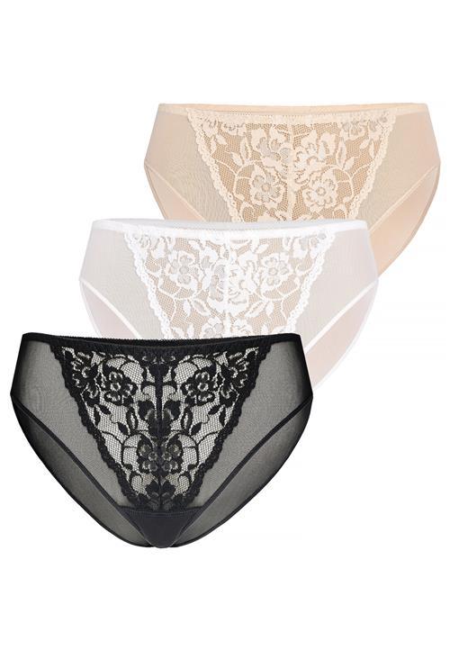 Se TEYLI Panty 'Glamour'  beige / sort / hvid ved About You