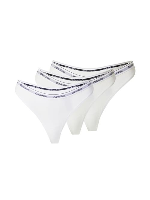 Calvin Klein Underwear String  sort / hvid / naturhvid