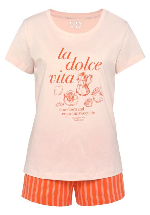 Se VIVANCE Pyjamas  orange / lys pink ved About You