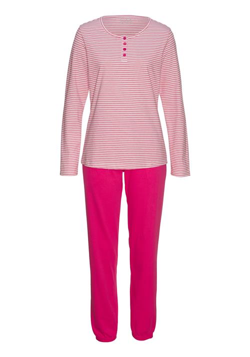 VIVANCE Pyjamas  pink / hvid