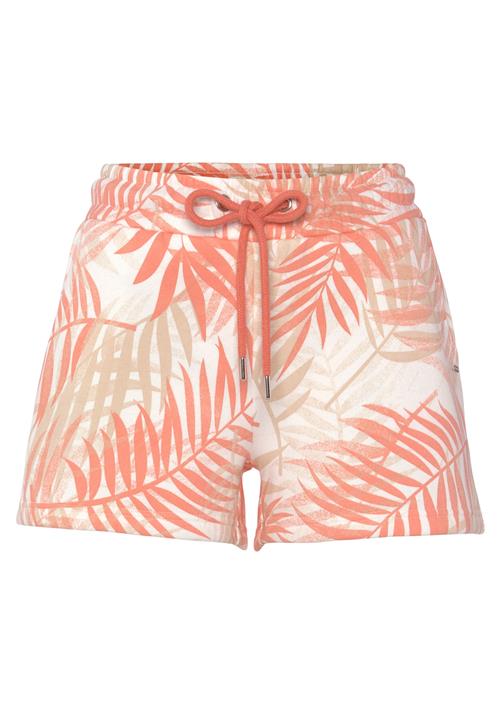 Se LASCANA Pyjamasbukser  beige / koral / hvid ved About You