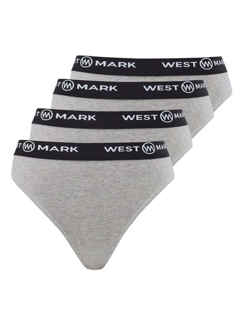 Se WESTMARK LONDON String  grå-meleret / sort / hvid ved About You