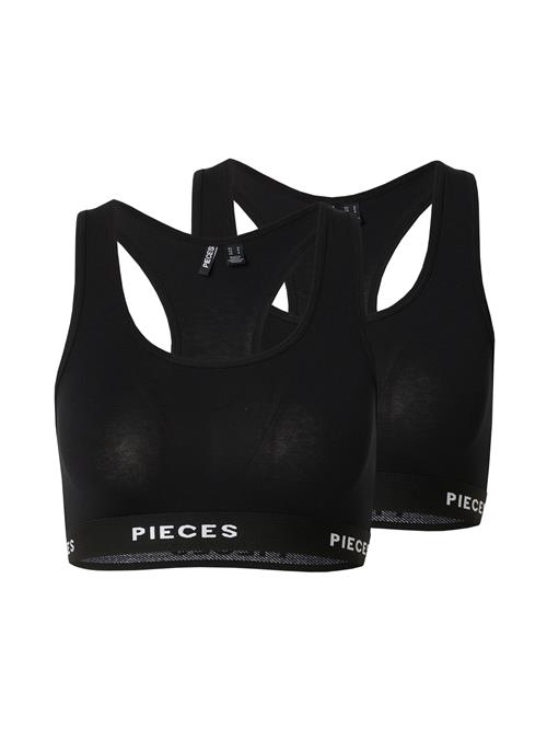 Se PIECES BH  sort / hvid ved About You