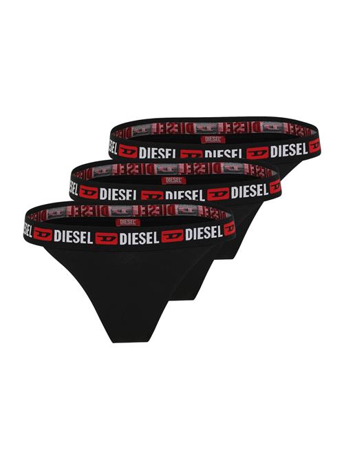 DIESEL Slip 'UFPN-EBBYSS'  rød / sort / hvid