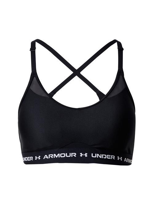 UNDER ARMOUR Sports-BH  sort / hvid