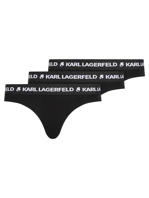 Karl Lagerfeld String  sort / hvid