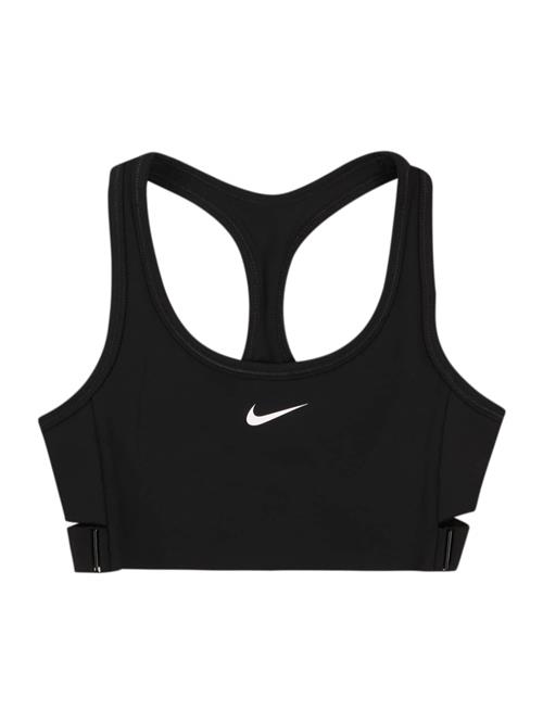 NIKE Sportsundertøj 'SWSH'  sort / hvid