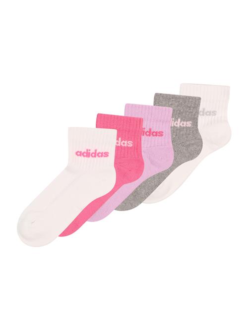 ADIDAS PERFORMANCE Sportssokker  grå-meleret / orkidee / pink / hvid