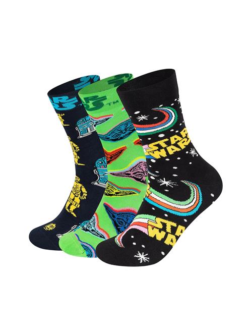 Se Happy Socks Sokker 'STAR WARS'  navy / gul / æble / sort ved About You