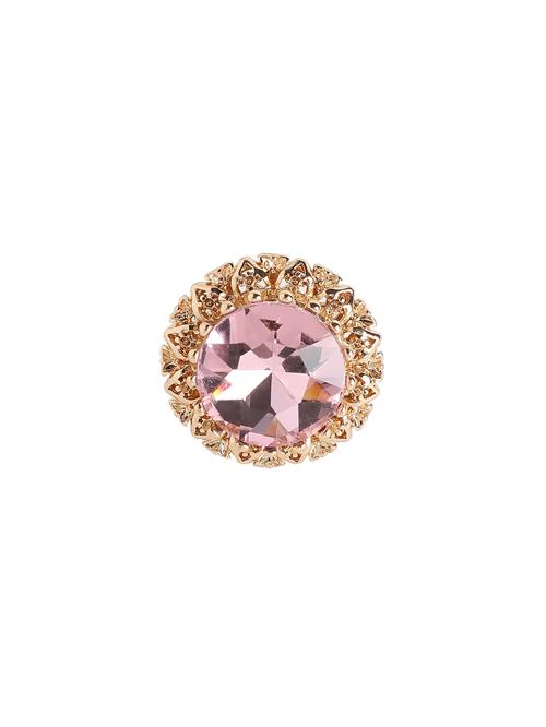 SOHI Ring ' Panchi '  guld / lys pink