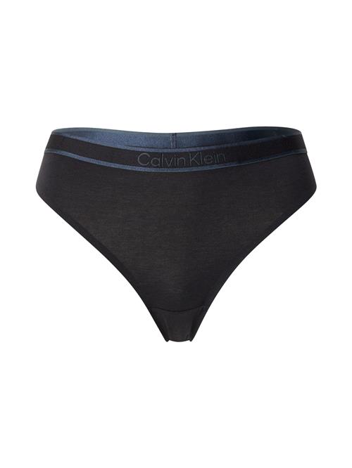 Calvin Klein Underwear String  cyanblå / sort