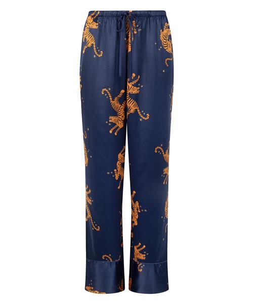 Hunkemöller Pyjamasbukser  marin / orange / sort / hvid