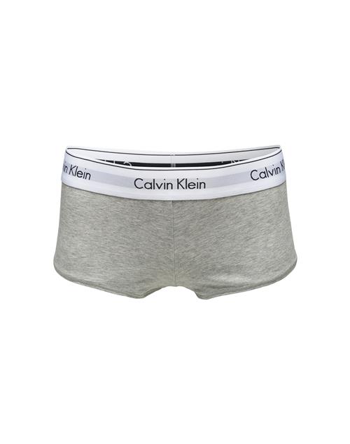 Calvin Klein Underwear Panty 'Boyshort'  grå-meleret / sort / hvid