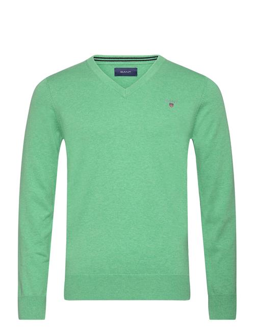 GANT Classic Cotton V-Neck GANT Green