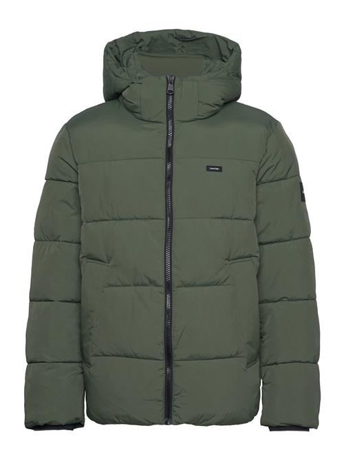 Calvin Klein Crinkle Nylon Quilt Jacket Calvin Klein Green