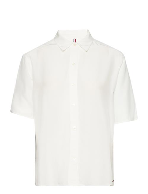 Tommy Hilfiger Vis Regular Shirt Ss Tommy Hilfiger White