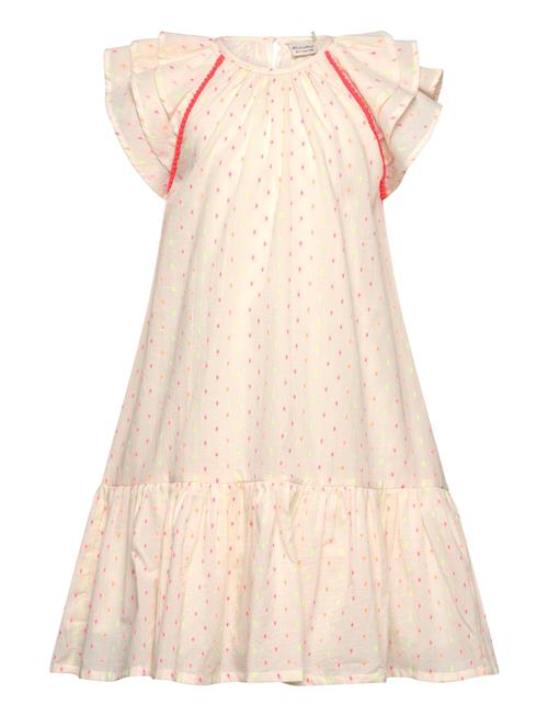 Minymo Dress Ss W. Lining Minymo Cream