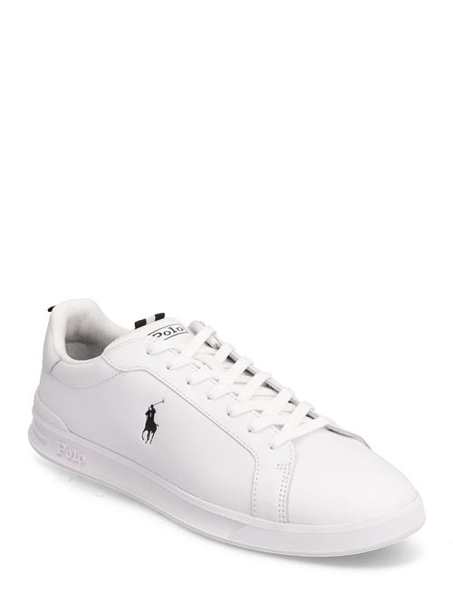 Polo Ralph Lauren Leather/Grosgrain-Hrt Ct Ii-Sk-Ltl Polo Ralph Lauren White